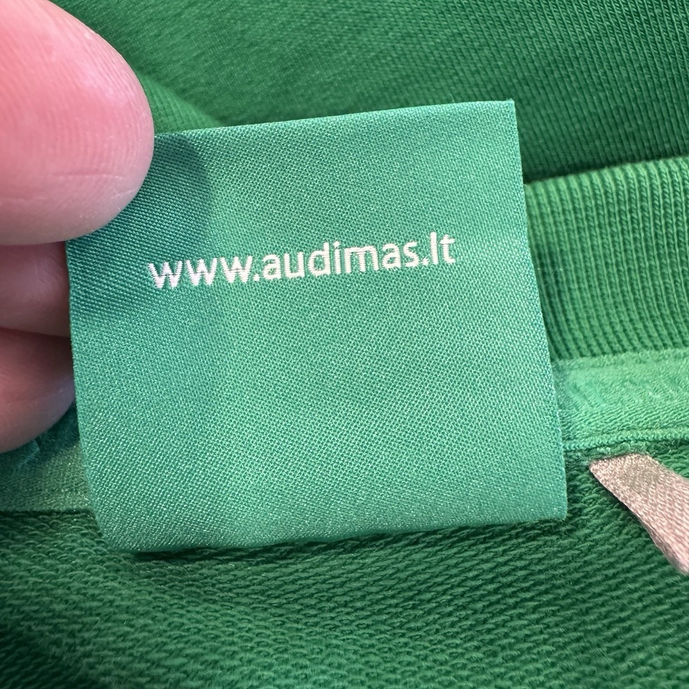 Audimas Lietuva Lithuania National Collection Green Crewneck Sweatshirt Size XS - Picture 11 of 15